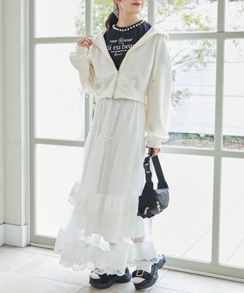 MAJESTIC LEGON / マジェスティックレゴン パーカー | レースリボンラインパーカー | 詳細2