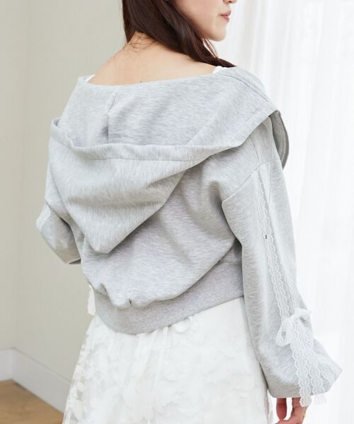 MAJESTIC LEGON / マジェスティックレゴン パーカー | レースリボンラインパーカー | 詳細21