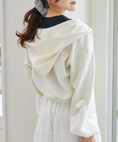 MAJESTIC LEGON / マジェスティックレゴン パーカー | レースリボンラインパーカー | 詳細6