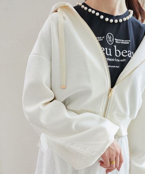 MAJESTIC LEGON / マジェスティックレゴン パーカー | レースリボンラインパーカー | 詳細7