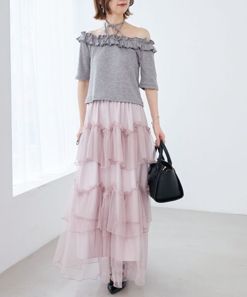 MAJESTIC LEGON / マジェスティックレゴン カットソー | マルチwayチョーカーフリルトップス | 詳細17