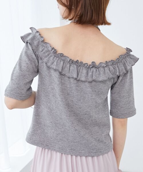 MAJESTIC LEGON / マジェスティックレゴン カットソー | マルチwayチョーカーフリルトップス | 詳細21