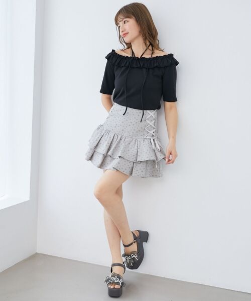MAJESTIC LEGON / マジェスティックレゴン カットソー | マルチwayチョーカーフリルトップス | 詳細23