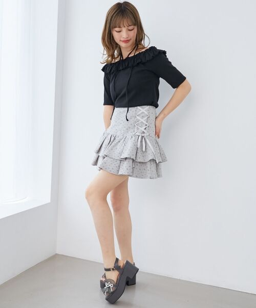 MAJESTIC LEGON / マジェスティックレゴン カットソー | マルチwayチョーカーフリルトップス | 詳細24