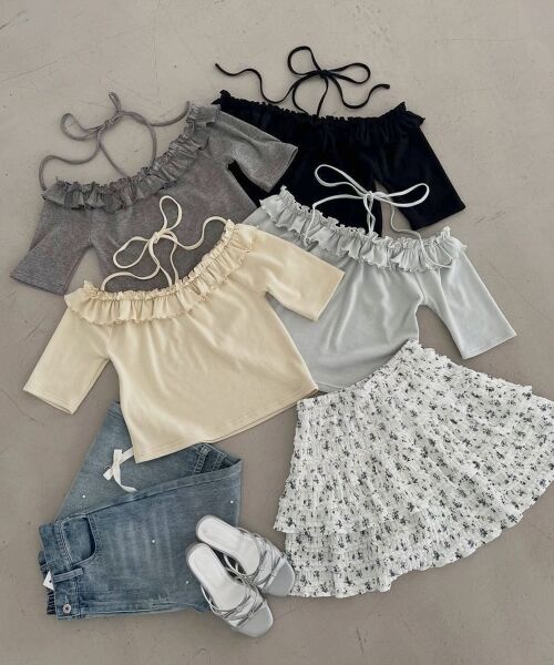 MAJESTIC LEGON / マジェスティックレゴン カットソー | マルチwayチョーカーフリルトップス | 詳細29