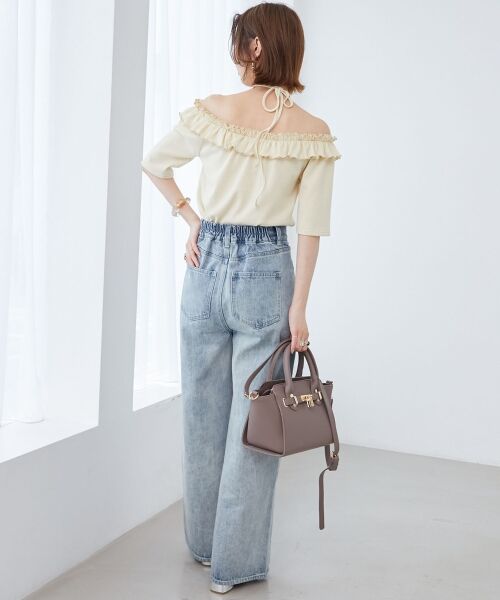 MAJESTIC LEGON / マジェスティックレゴン カットソー | マルチwayチョーカーフリルトップス | 詳細3