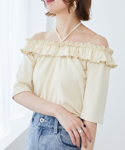 MAJESTIC LEGON / マジェスティックレゴン カットソー | マルチwayチョーカーフリルトップス | 詳細5