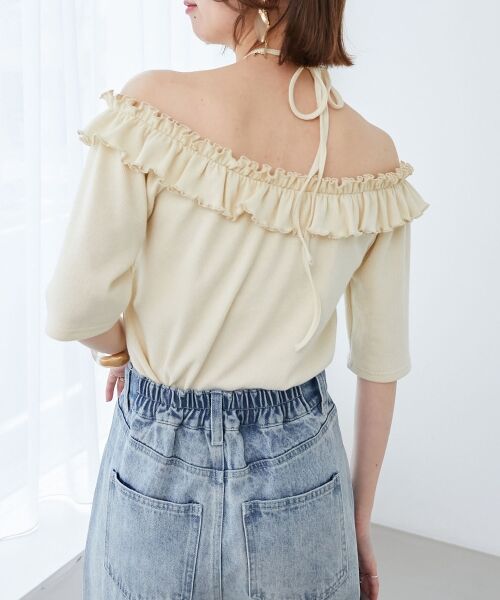 MAJESTIC LEGON / マジェスティックレゴン カットソー | マルチwayチョーカーフリルトップス | 詳細6
