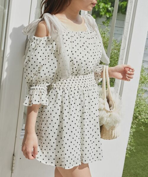 MAJESTIC LEGON / マジェスティックレゴン シャツ・ブラウス | ∞ショルダーリボン半袖チュニック | 詳細25