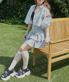 MAJESTIC LEGON / マジェスティックレゴン シャツ・ブラウス | オープンショルダーショートシャツ