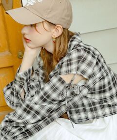 MAJESTIC LEGON / マジェスティックレゴン シャツ・ブラウス | オープンショルダーショートシャツ