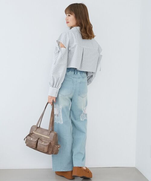 MAJESTIC LEGON / マジェスティックレゴン シャツ・ブラウス | オープンショルダーショートシャツ | 詳細17