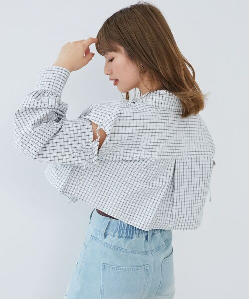 MAJESTIC LEGON / マジェスティックレゴン シャツ・ブラウス | オープンショルダーショートシャツ | 詳細21