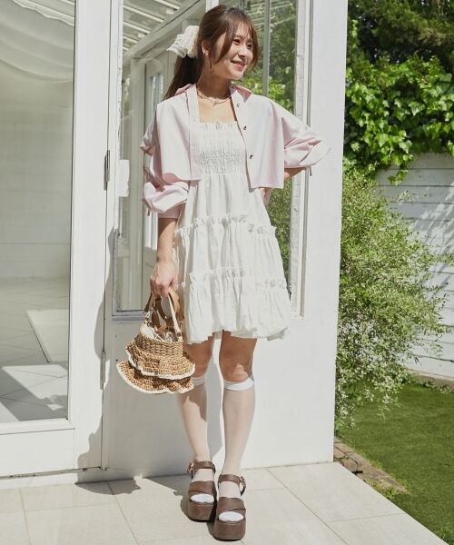 MAJESTIC LEGON / マジェスティックレゴン シャツ・ブラウス | オープンショルダーショートシャツ | 詳細23