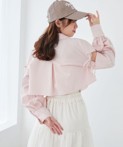 MAJESTIC LEGON / マジェスティックレゴン シャツ・ブラウス | オープンショルダーショートシャツ | 詳細30