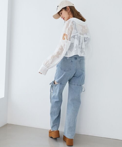 MAJESTIC LEGON / マジェスティックレゴン シャツ・ブラウス | オープンショルダーショートシャツ | 詳細5