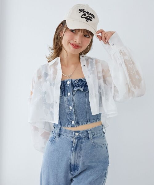 MAJESTIC LEGON / マジェスティックレゴン シャツ・ブラウス | オープンショルダーショートシャツ | 詳細6