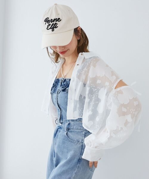 MAJESTIC LEGON / マジェスティックレゴン シャツ・ブラウス | オープンショルダーショートシャツ | 詳細7