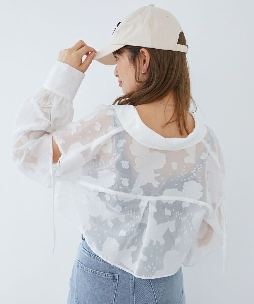 MAJESTIC LEGON / マジェスティックレゴン シャツ・ブラウス | オープンショルダーショートシャツ | 詳細8