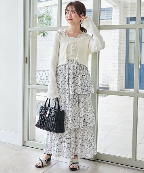 MAJESTIC LEGON / マジェスティックレゴン ロング・マキシ丈スカート | プリーツティアードスカート | 詳細16