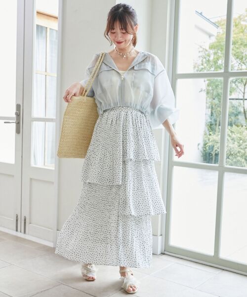 MAJESTIC LEGON / マジェスティックレゴン ロング・マキシ丈スカート | プリーツティアードスカート | 詳細17