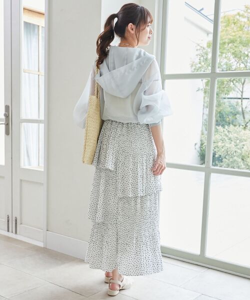 MAJESTIC LEGON / マジェスティックレゴン ロング・マキシ丈スカート | プリーツティアードスカート | 詳細19