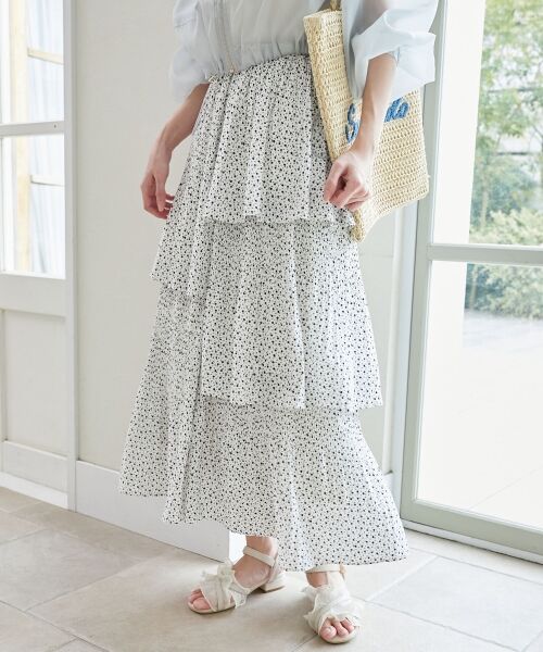 MAJESTIC LEGON / マジェスティックレゴン ロング・マキシ丈スカート | プリーツティアードスカート | 詳細22