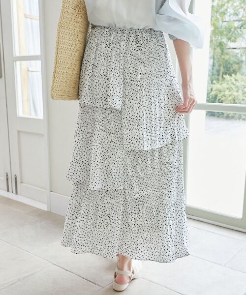 MAJESTIC LEGON / マジェスティックレゴン ロング・マキシ丈スカート | プリーツティアードスカート | 詳細23