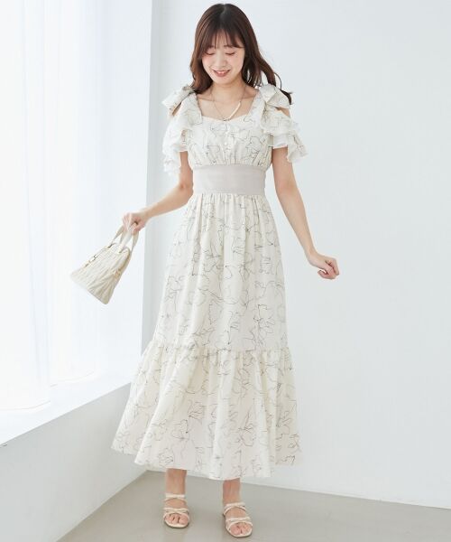 MAJESTIC LEGON / マジェスティックレゴン ロング・マキシ丈ワンピース | ∞フリルリボンコルセットワンピース | 詳細11