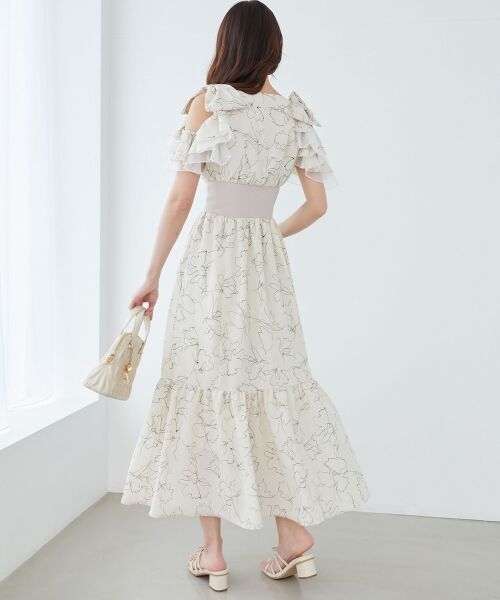 MAJESTIC LEGON / マジェスティックレゴン ロング・マキシ丈ワンピース | ∞フリルリボンコルセットワンピース | 詳細13