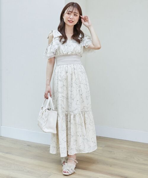 MAJESTIC LEGON / マジェスティックレゴン ロング・マキシ丈ワンピース | ∞フリルリボンコルセットワンピース | 詳細18