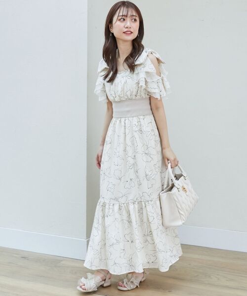 MAJESTIC LEGON / マジェスティックレゴン ロング・マキシ丈ワンピース | ∞フリルリボンコルセットワンピース | 詳細19