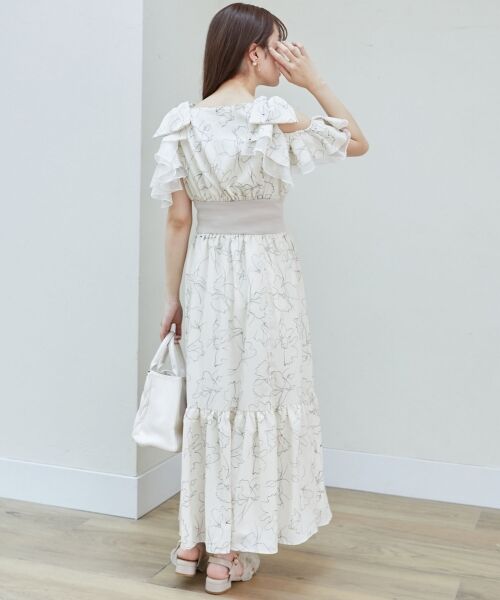 MAJESTIC LEGON / マジェスティックレゴン ロング・マキシ丈ワンピース | ∞フリルリボンコルセットワンピース | 詳細20