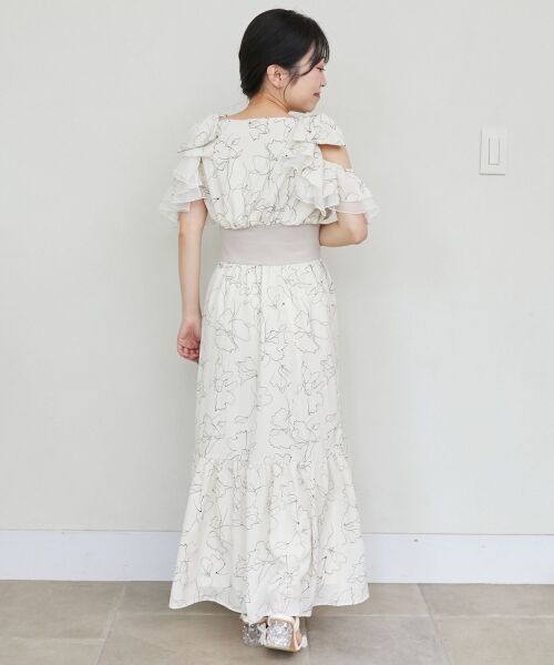 MAJESTIC LEGON / マジェスティックレゴン ロング・マキシ丈ワンピース | ∞フリルリボンコルセットワンピース | 詳細23