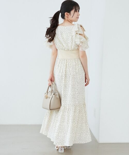 MAJESTIC LEGON / マジェスティックレゴン ロング・マキシ丈ワンピース | ∞フリルリボンコルセットワンピース | 詳細4