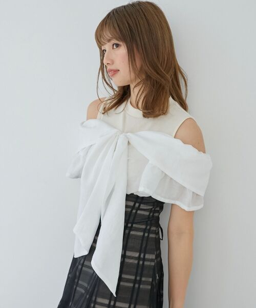 MAJESTIC LEGON / マジェスティックレゴン ロング・マキシ丈ワンピース | ウエストきゅっとリボンワンピース | 詳細28