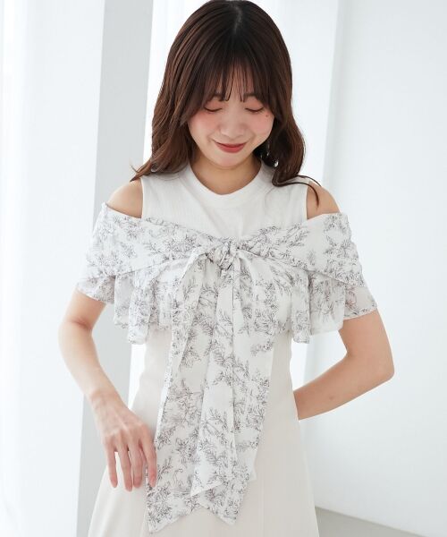 MAJESTIC LEGON / マジェスティックレゴン ロング・マキシ丈ワンピース | ウエストきゅっとリボンワンピース | 詳細7