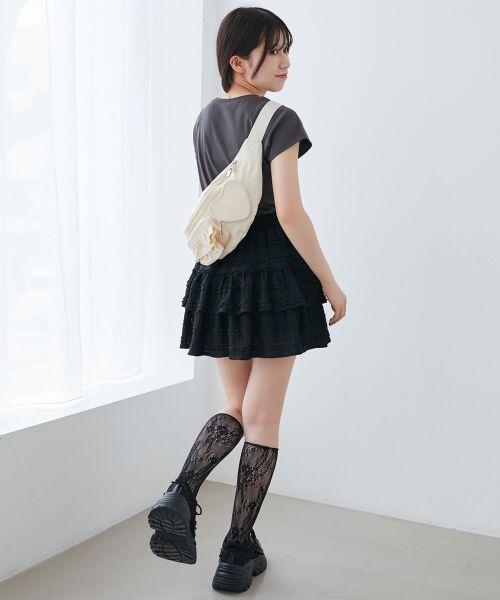 MAJESTIC LEGON / マジェスティックレゴン メッセンジャーバッグ・ウエストポーチ | ハート×フリルウエストポーチ | 詳細12