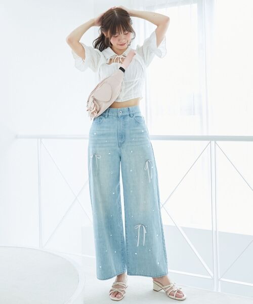 MAJESTIC LEGON / マジェスティックレゴン メッセンジャーバッグ・ウエストポーチ | ハート×フリルウエストポーチ | 詳細19