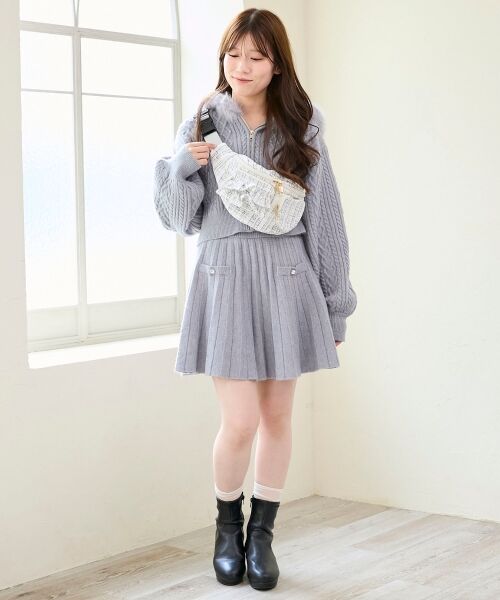 MAJESTIC LEGON / マジェスティックレゴン メッセンジャーバッグ・ウエストポーチ | ハート×フリルウエストポーチ | 詳細2