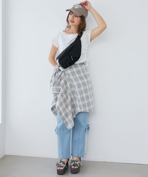 MAJESTIC LEGON / マジェスティックレゴン メッセンジャーバッグ・ウエストポーチ | ハート×フリルウエストポーチ | 詳細28