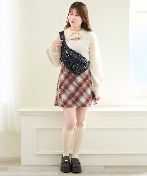 MAJESTIC LEGON / マジェスティックレゴン メッセンジャーバッグ・ウエストポーチ | ハート×フリルウエストポーチ | 詳細5