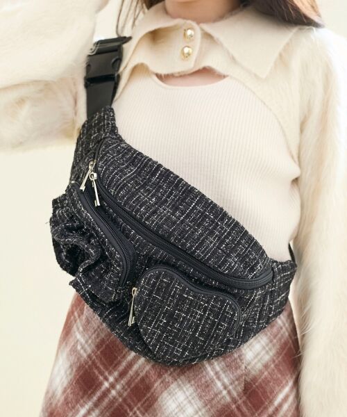 MAJESTIC LEGON / マジェスティックレゴン メッセンジャーバッグ・ウエストポーチ | ハート×フリルウエストポーチ | 詳細7