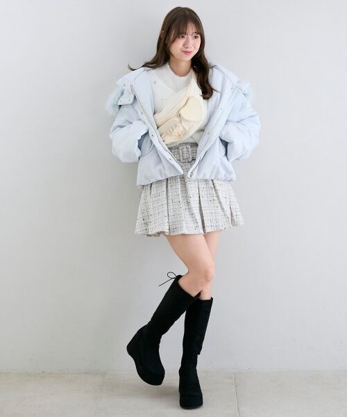 MAJESTIC LEGON / マジェスティックレゴン メッセンジャーバッグ・ウエストポーチ | ハート×フリルウエストポーチ | 詳細8