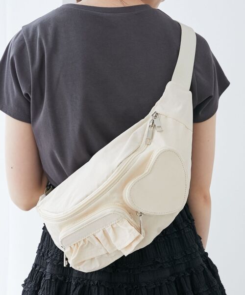 MAJESTIC LEGON / マジェスティックレゴン メッセンジャーバッグ・ウエストポーチ | ハート×フリルウエストポーチ | 詳細14