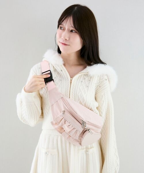 MAJESTIC LEGON / マジェスティックレゴン メッセンジャーバッグ・ウエストポーチ | ハート×フリルウエストポーチ | 詳細17