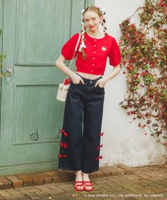 MAJESTIC LEGON / マジェスティックレゴン デニムパンツ | ハローキティ サイドリボンデニム