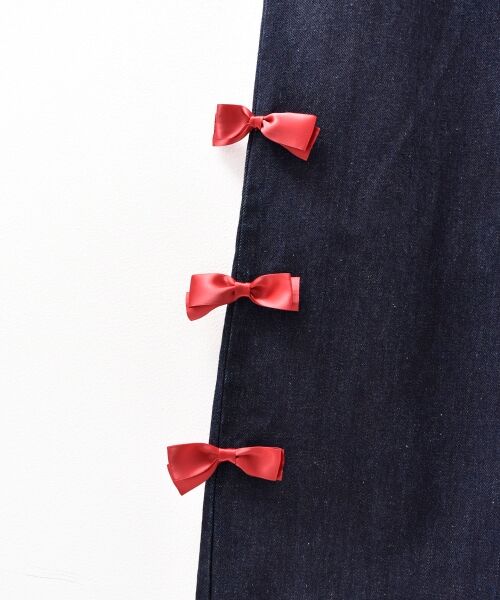 MAJESTIC LEGON / マジェスティックレゴン デニムパンツ | ハローキティ サイドリボンデニム | 詳細17