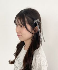 MAJESTIC LEGON / マジェスティックレゴン ヘアピン | ギンガムリボンヘアピンセット