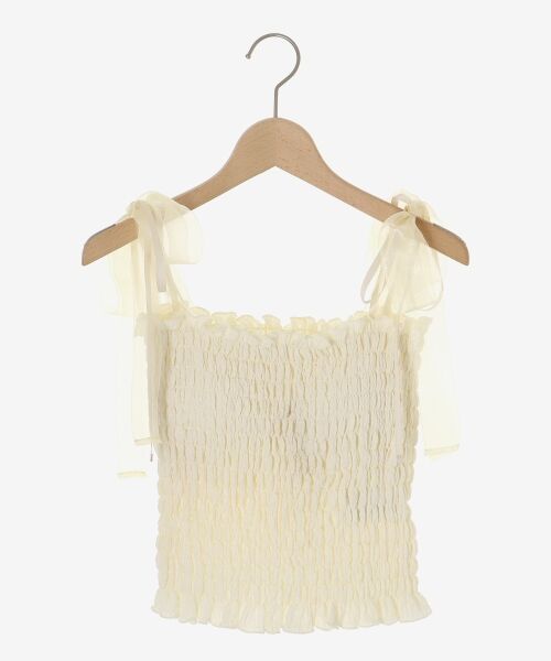 MAJESTIC LEGON / マジェスティックレゴン キャミソール・チューブトップ | カップ付ダブルリボンキャミソール | 詳細24